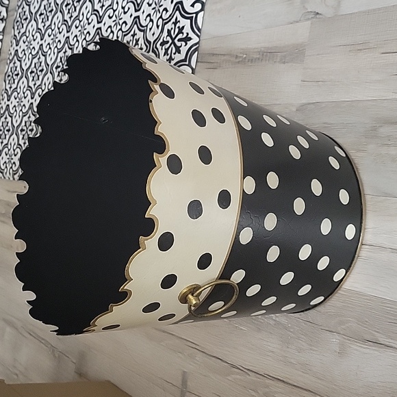 MACKENZIE-CHILDS DOT WASTE BIN NIB - Picture 2 of 8